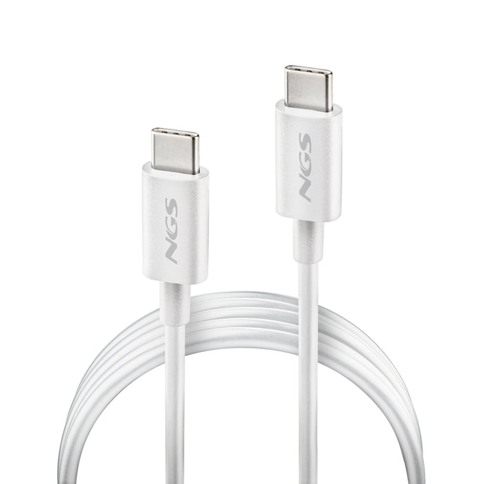 EAN 8435430627374 - NGS ZYRO 60W-1 cable USB USB 2.0 1 m USB C Blanco imagen 1