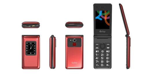 EAN 6944762700416 - Qubo X-28 7,11 cm (2.8") Negro, Rojo Teléfono con cámara imagen 2