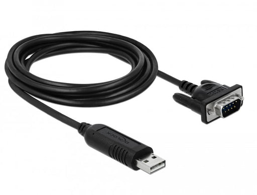 EAN 4043619662821 - DeLOCK 66282 cable de serie Negro 1,8 m RS-232 USB tipo A imagen 1