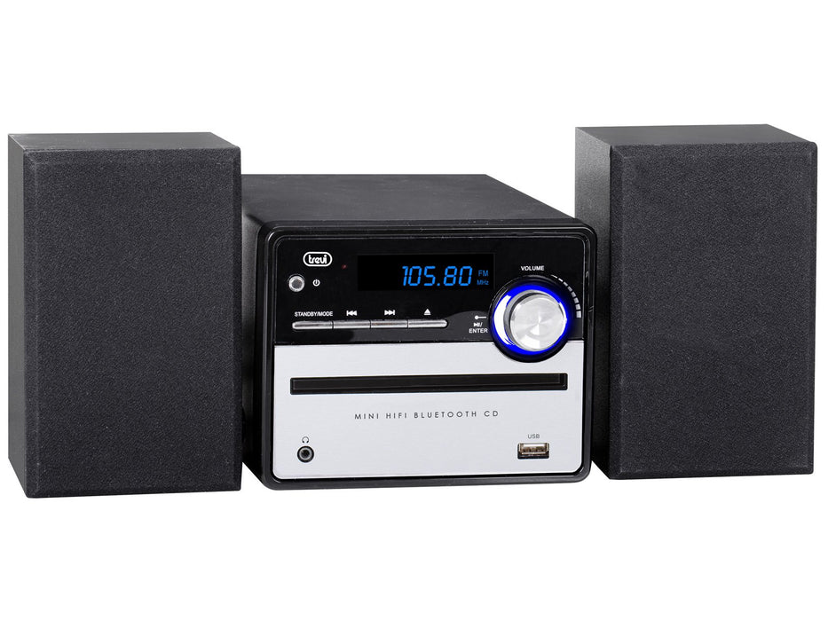EAN 8011000040158 - Trevi HCX 10F6 Minicadena de música para uso doméstico 20 W Negro, Plata imagen 3