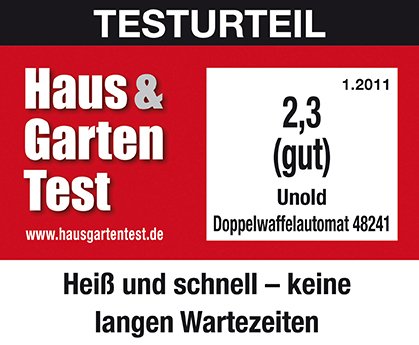 EAN 4011689482410 - Unold 48241 gofrera 2 barquillo(s) 1300 W Negro, Plata imagen 8