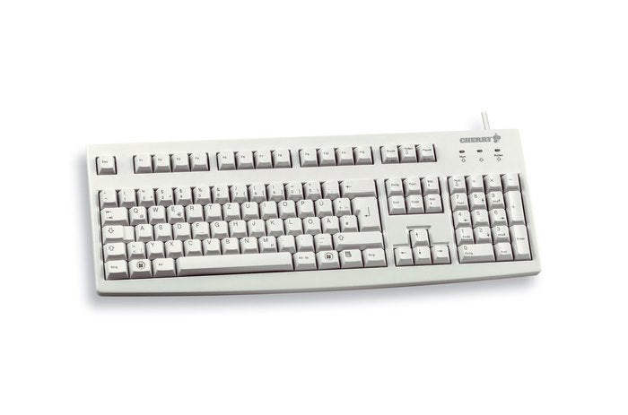 EAN 4025112010880 - CHERRY G83-6104 teclado Universal USB QWERTY Inglés de EE. UU. Gris imagen 1