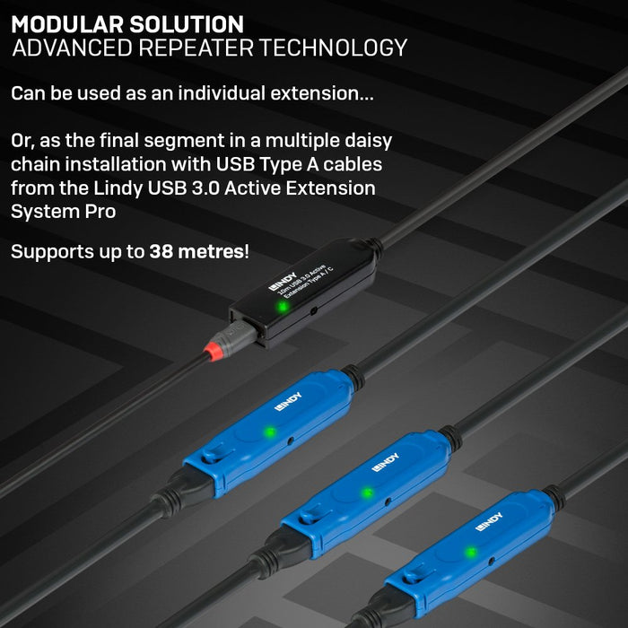 EAN 4002888433761 - Lindy 43376 cable USB USB 3.2 Gen 1 (3.1 Gen 1) 10 m USB A USB C Negro imagen 8