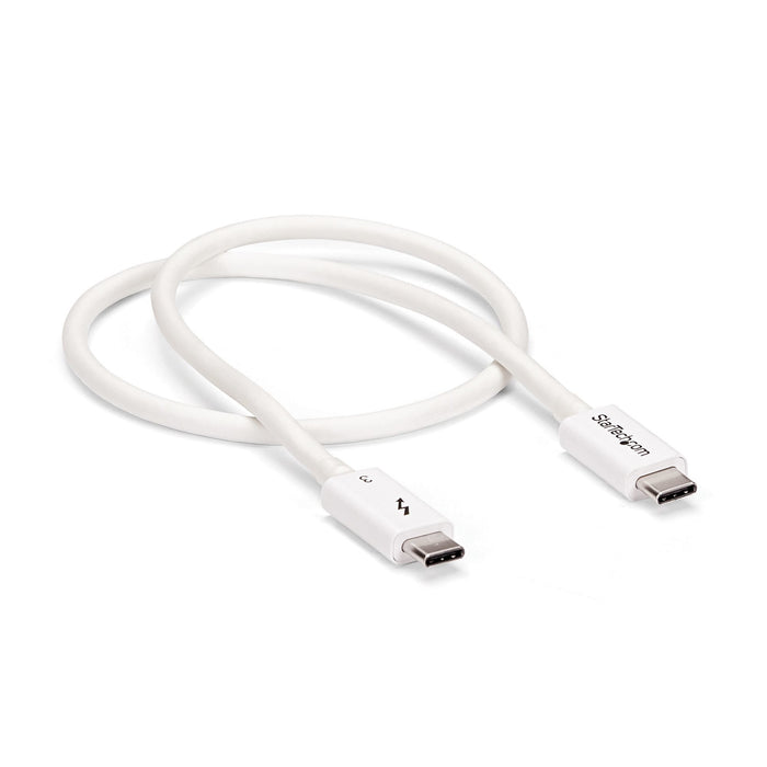 EAN 0065030871297 - StarTech.com TBLT34MM50CW cable Thunderbolt 0,5 m 40 Gbit/s imagen 2