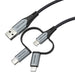 EAN 6922794752856 - Vention CQJHF cable de teléfono móvil USB A Lightning + micro-USB B + USB C imagen 4