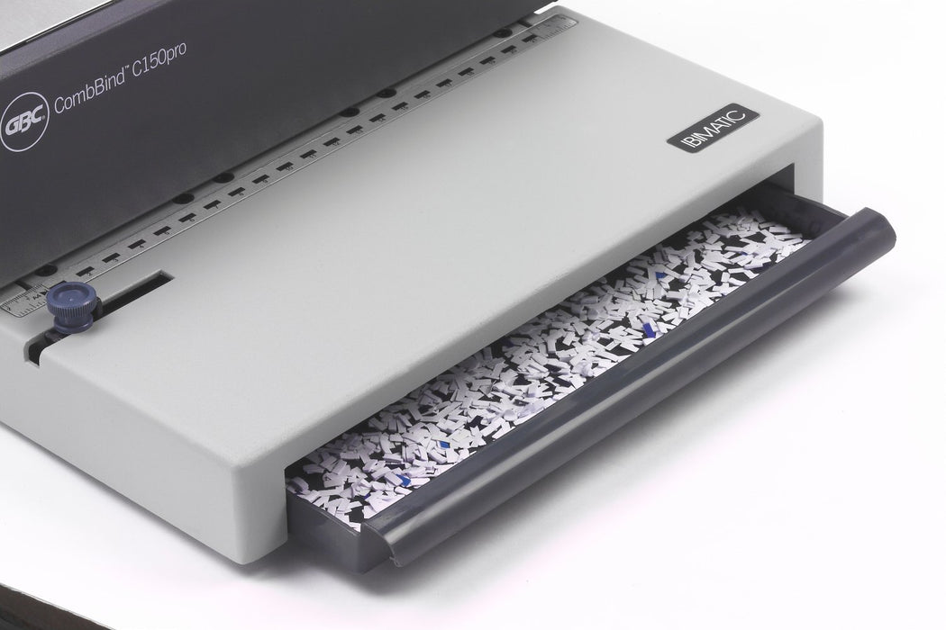 EAN 0013465271106 - GBC CombBind C150Pro Encuadernadora de canutillo 450 hojas Aluminio, Negro imagen 6