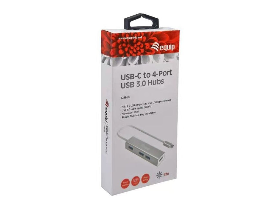 EAN 4015867225646 - Equip 128958 hub de interfaz USB 3.2 Gen 1 (3.1 Gen 1) Type-C 5000 Mbit/s Plata imagen 8