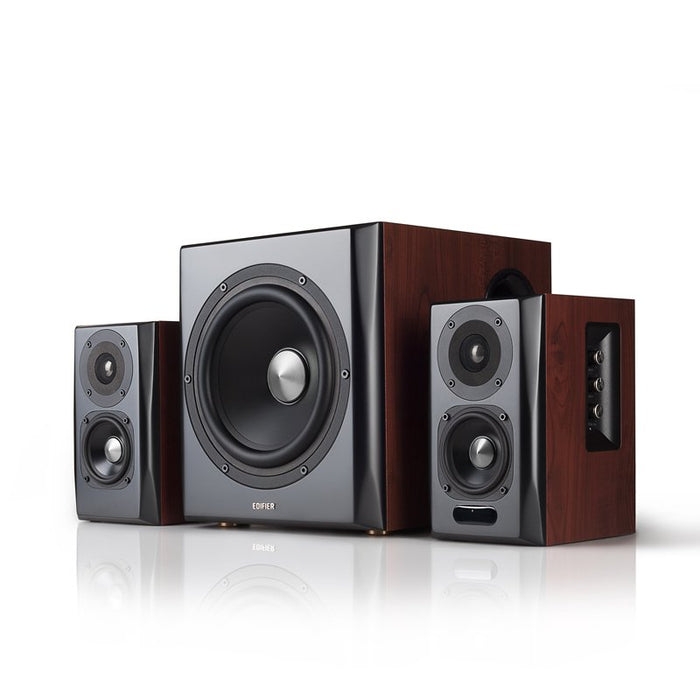 EAN 6923520265657 - Edifier S350DB conjunto de altavoces 150 W Universal Negro, Madera 2.1 canales 80 W Bluetooth imagen 1