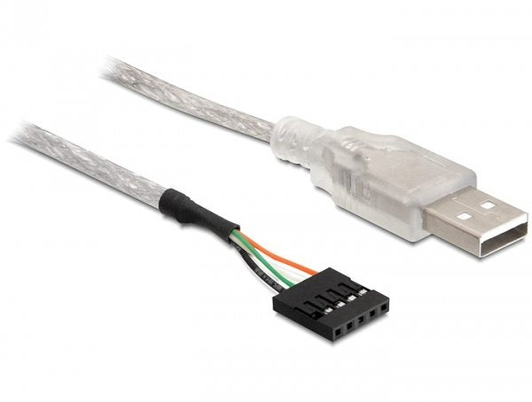 EAN 4043619830787 - DeLOCK 2.0-A male to pin header cable USB Plata imagen 1