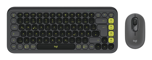 EAN 5099206127647 - Logitech 920-013106 teclado Ratón incluido Universal Bluetooth QWERTZ Alemán Grafito, Verde imagen 1