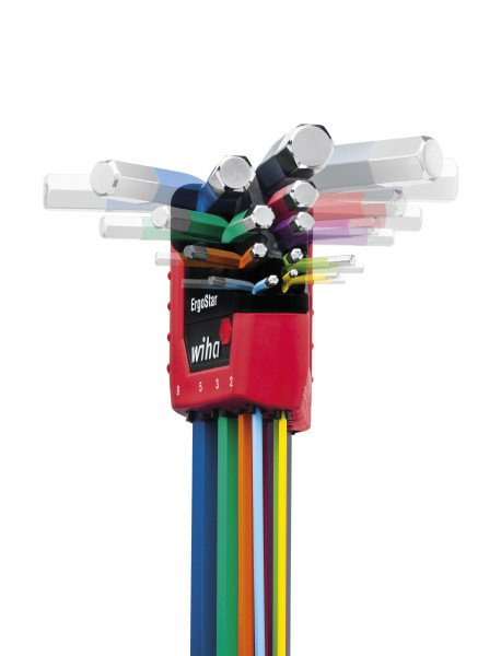 EAN 4010995438494 - Wiha 43849 llave hexagonal Juego de llaves allen Métrico 9 pieza(s) imagen 5