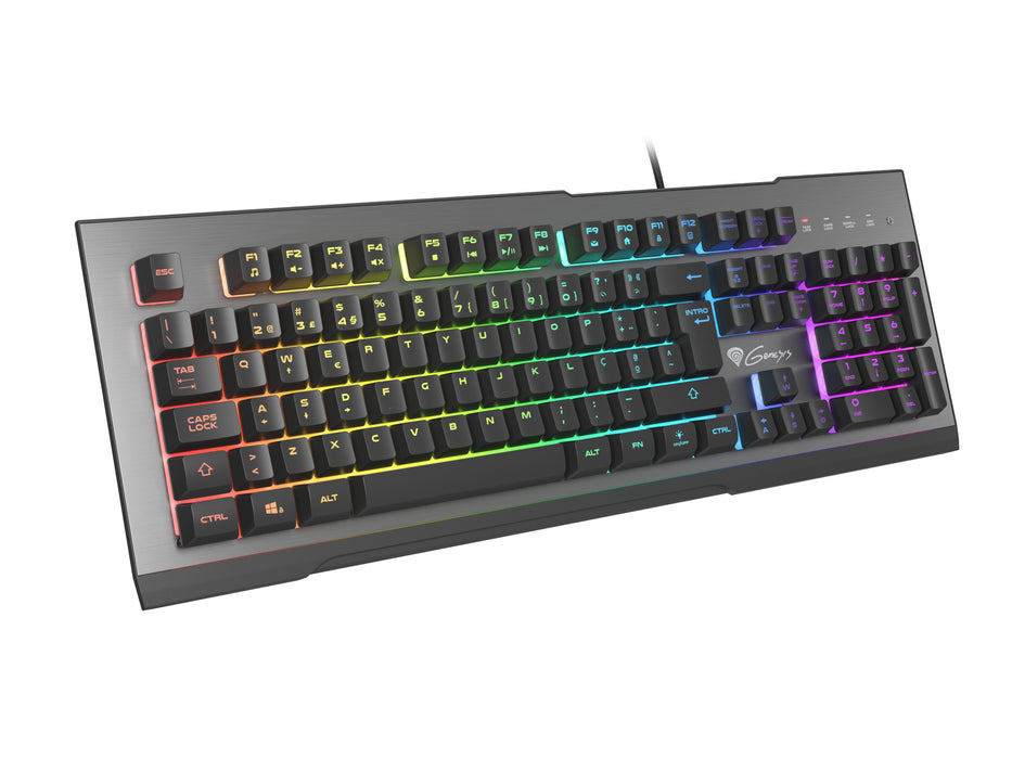 EAN 5901969425932 - GENESIS Rhod 500 RGB teclado Juego USB QWERTY Portugués Negro, Plata imagen 1