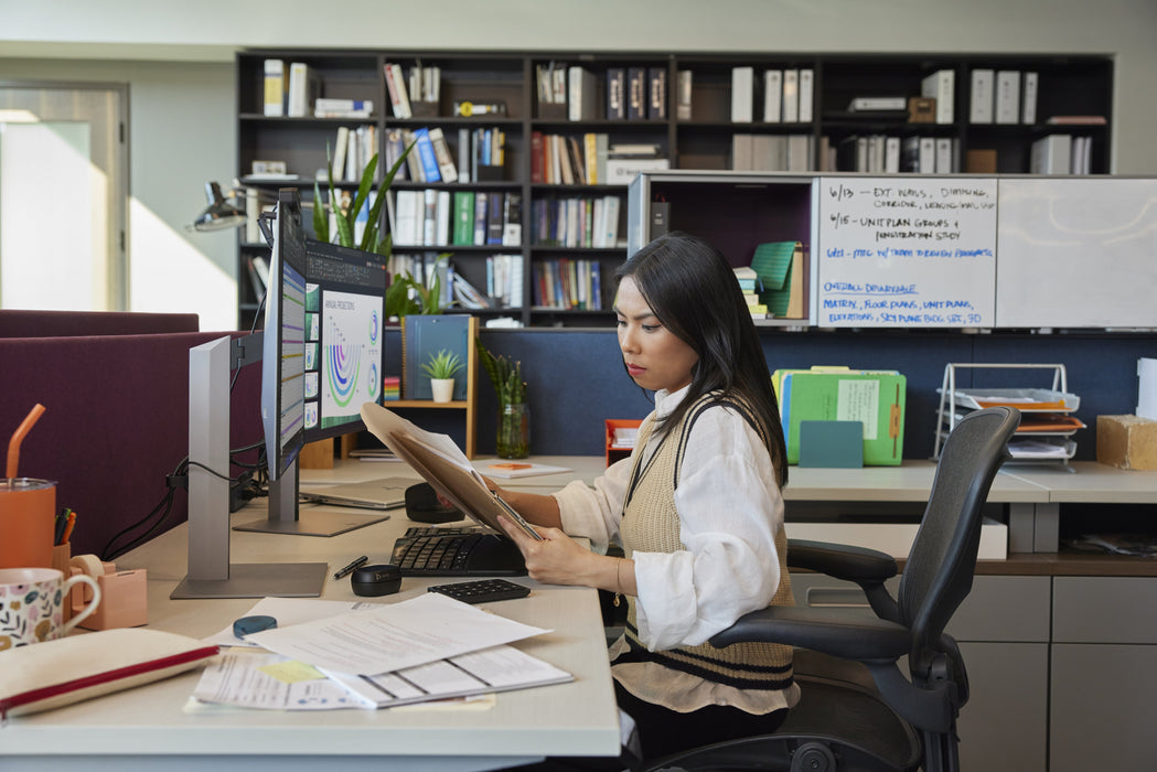 EAN 0196548939664 - HP 925 Ergonomic Vertical Mouse ratón Oficina mano derecha RF Wireless + Bluetooth 4000 DPI imagen 8