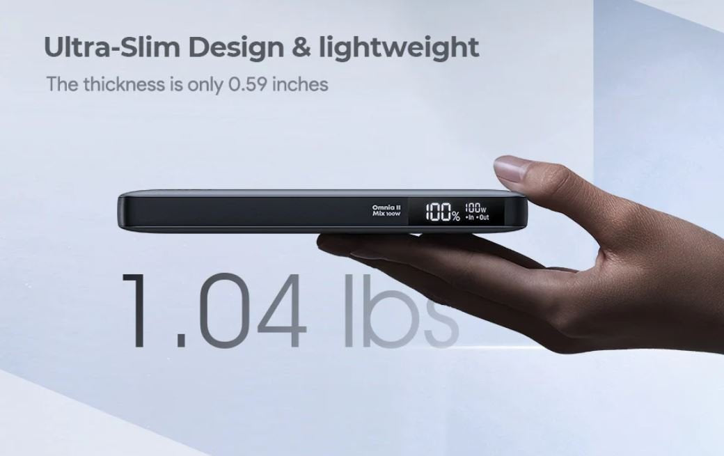 EAN 0689323786442 - AUKEY Powerbank 100W 20000mAh 3xUSB-C PD 3.0 Teléfono móvil Negro Corriente alterna, Encendedor de cigarr imagen 5