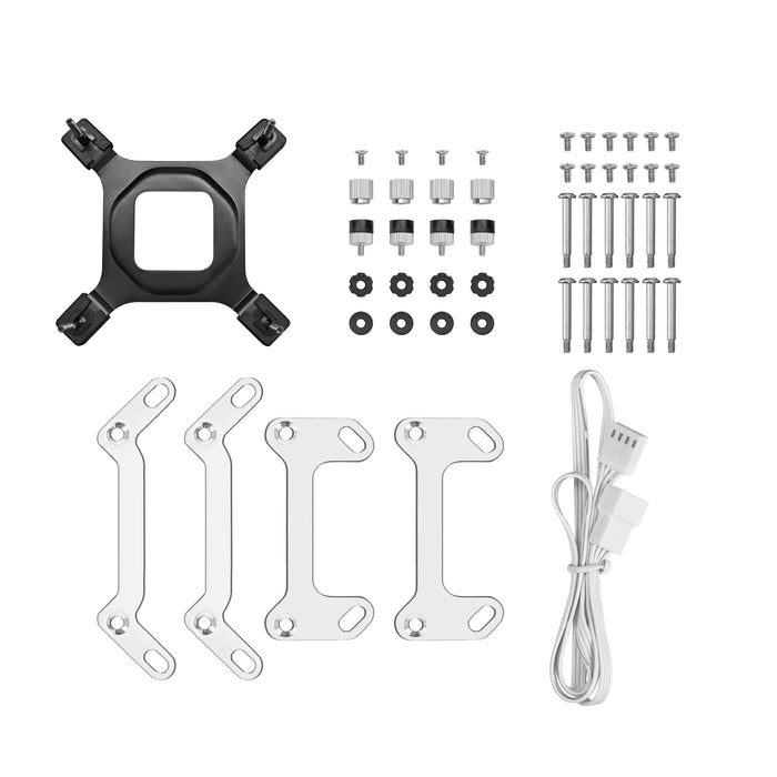 EAN 6933412729051 - DeepCool Mystique 360 WH Procesador Sistema de refrigeración líquida todo en uno 12 cm Blanco 1 pieza(s) imagen 5