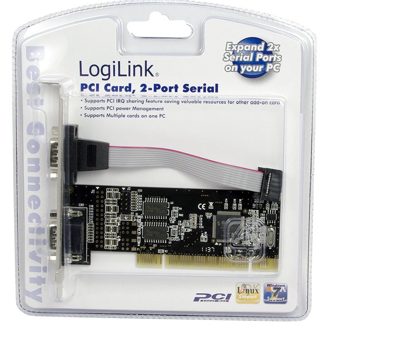 EAN 4260113561867 - LogiLink PCI Serial card tarjeta y adaptador de interfaz imagen 2