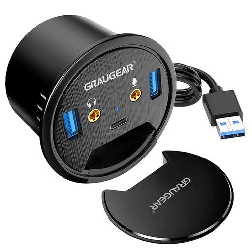 EAN 4260746550443 - GRAUGEAR G-THUB-AU-60 hub de interfaz USB 3.2 Gen 1 (3.1 Gen 1) Type-A Negro imagen 1