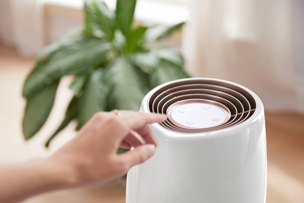 EAN 8710103941859 - Philips 2000 series HU2716/10 humidificador Natural 2 L Oro rosa, Blanco 17 W imagen 12