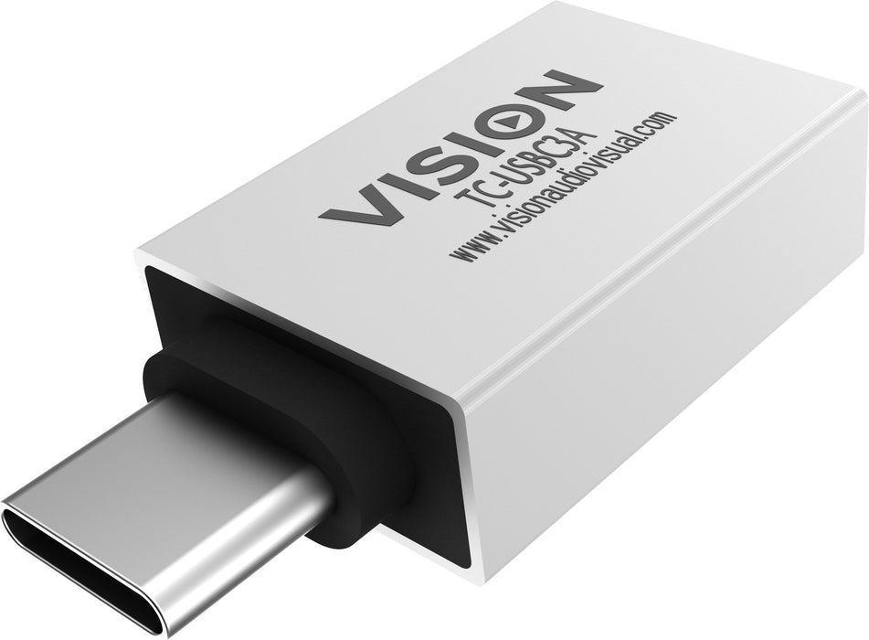 EAN 4322267000002 - Vision TC-USBC3A cambiador de género para cable USB-A USB-C Blanco imagen 1