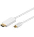 EAN 4040849528606 - Goobay 1m Mini DisplayPort / HDMI Cable Blanco imagen 1