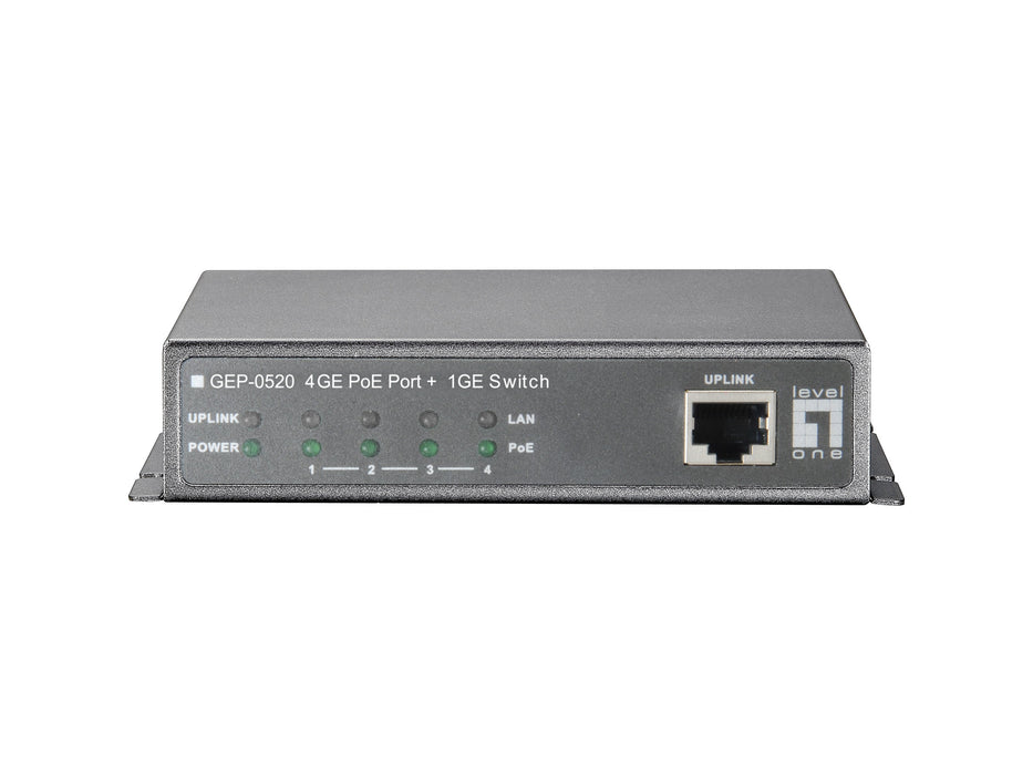 EAN 4015867158135 - LevelOne GEP-0520 switch Gigabit Ethernet (10/100/1000) Energía sobre Ethernet (PoE) Negro imagen 3
