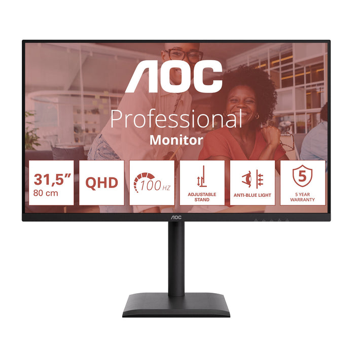 EAN 4038986112956 - AOC E4 Q32E4U pantalla para PC 80 cm (31.5") 2560 x 1440 Pixeles Quad HD LED Negro imagen 1