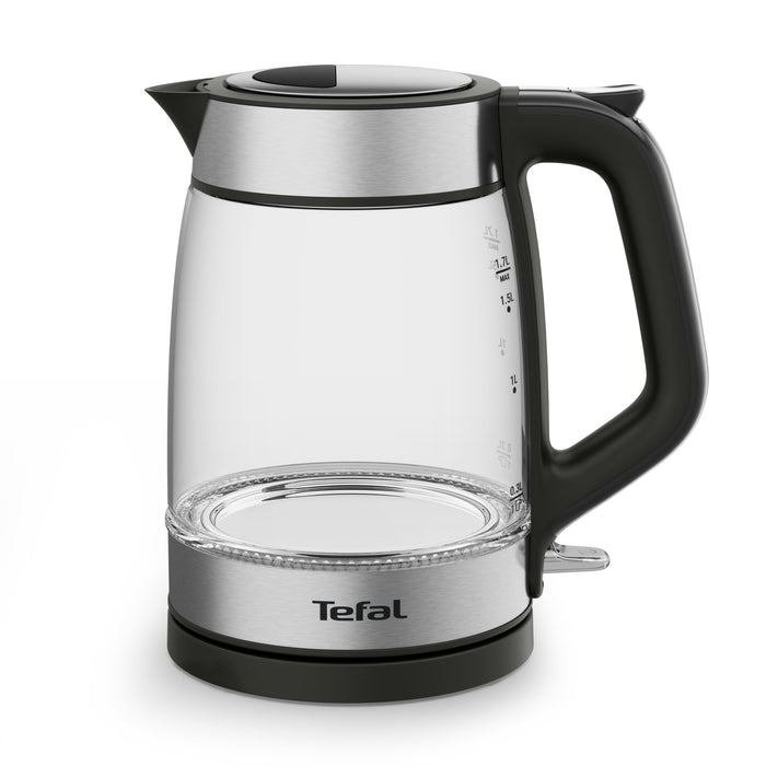 EAN 3045387293529 - Tefal Glass Kettle KI605830 tetera eléctrica 1,7 L 2200 W Negro, Plata, Transparente imagen 1