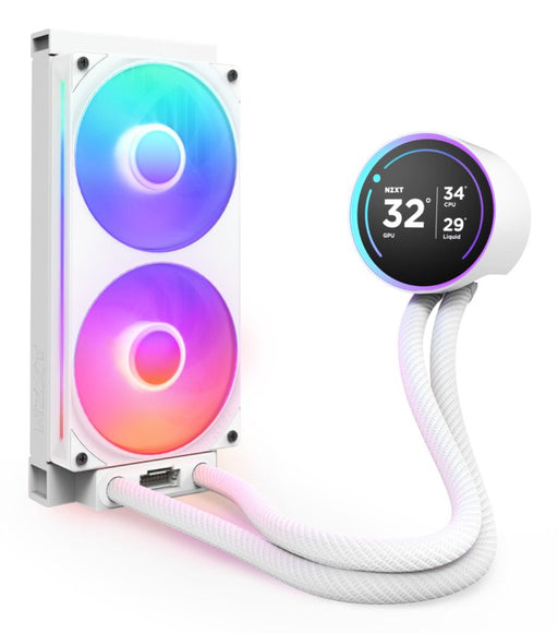 EAN 5056547204154 - NZXT Kraken Elite 240 RGB Procesador Sistema de refrigeración líquida todo en uno 12 cm Blanco 1 pieza(s) imagen 2