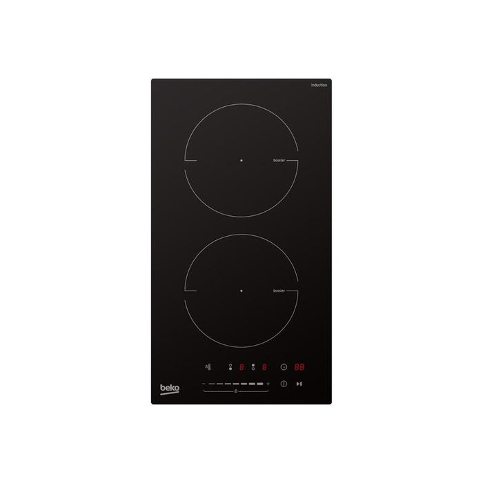 Beko Hdi32400to Hob, Induction, Width 28.8cm, 2 Cooking Zones, Touch Control, Black