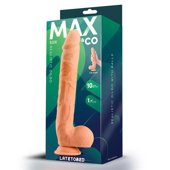 Dildo Realista Con Testículos 10.2  Ben Natural