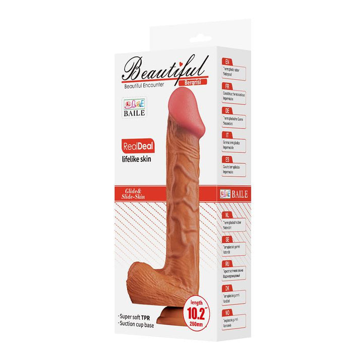 Baile - Bergrisi Dildo Realístico 26 Cm Natural