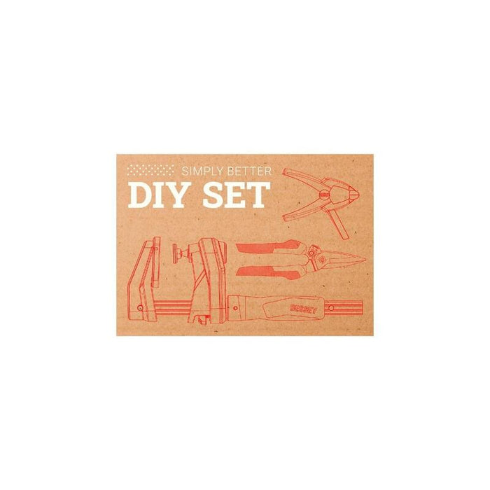 Juego De Abrazaderas Bessey Diy-Set1-A 5 Piezas, 4 Abrazaderas + Tijeras De Hojalatero Set1-A