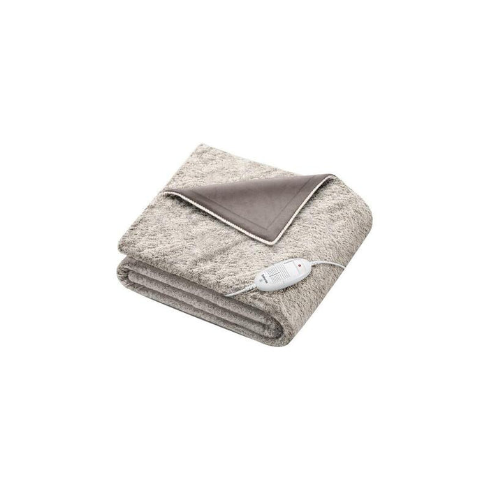 Beurer Manta Cálida Cosy Nordic Hd 75, Manta Eléctrica Gris, 130 X 180 Cm 42103