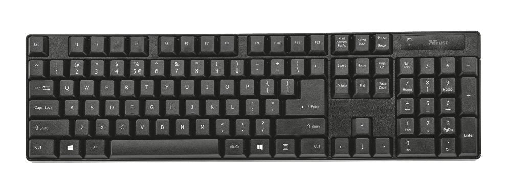 EAN 8713439240405 - Trust Qoby teclado Ratón incluido Oficina RF inalámbrico Negro imagen 7