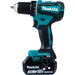 EAN 0088381866361 - Makita DDF485RFJ taladro 1900 RPM Sin llave 1,7 kg Negro, Azul imagen 1