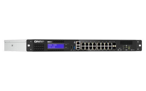 EAN 4711103083918 - QNAP QGD-1600 Gestionado Gigabit Ethernet (10/100/1000) 1U Negro, Gris imagen 2