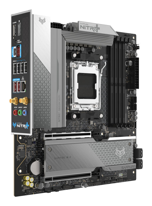 EAN 4895106296916 - Sapphire NITRO+ B850M WIFI AMD B850 Zócalo AM5 micro ATX imagen 2