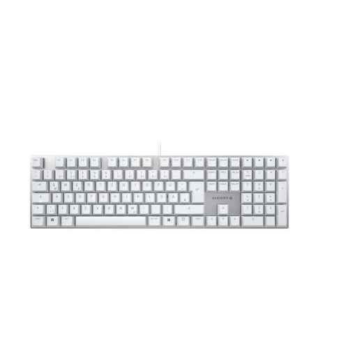 EAN 4025112111068 - CHERRY KC 200 MX teclado Universal USB QWERTZ Alemán Plata, Blanco imagen 1