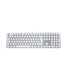 EAN 4025112111051 - CHERRY KC 200 MX teclado Universal USB QWERTZ Alemán Plata, Blanco imagen 1