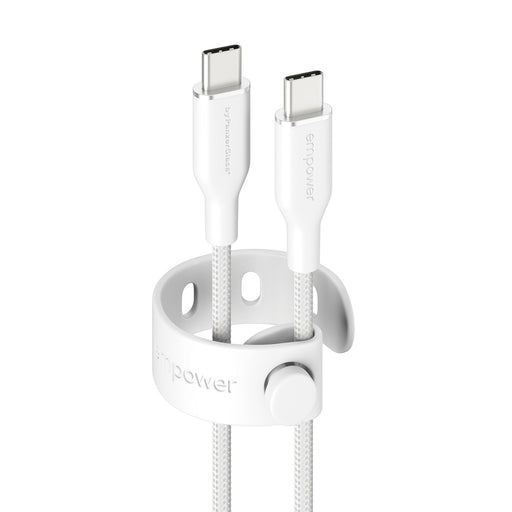 EAN 5715685027642 - PanzerGlass empower by ® Racing 60W USB-C to USB-C Cable | USB 2.0 | 2M | Silver White cable USB Blanco imagen 1