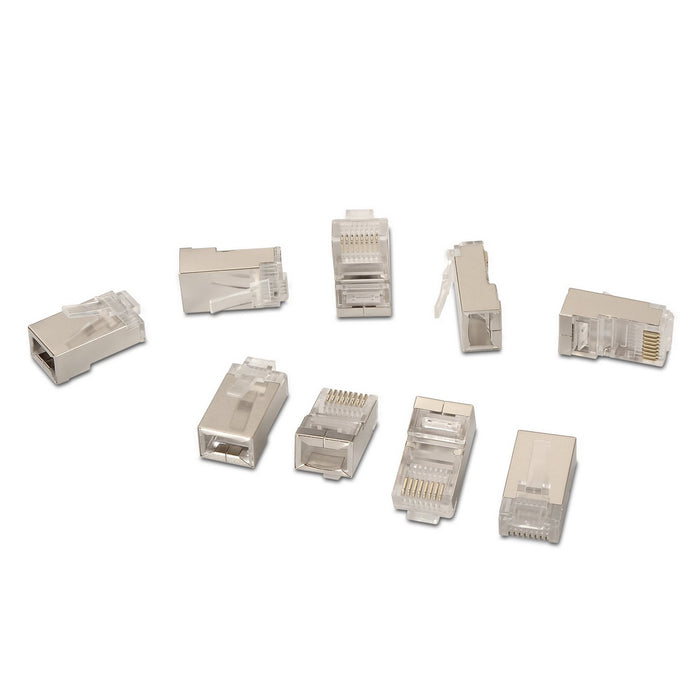 EAN 8436574702972 - AISENS A139-0298 conector RJ-45 Acero inoxidable, Transparente imagen 2
