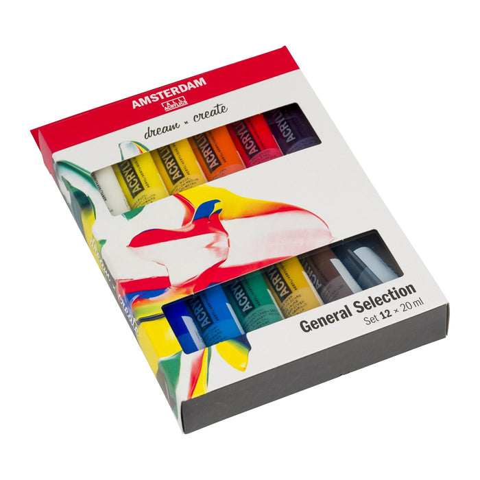 EAN 8712079329327 - Amsterdam 17820412 pintura acrílica 20 ml Negro, Azul, Marrón, Verde, Púrpura, Rojo, Blanco, Amarillo Tub imagen 1
