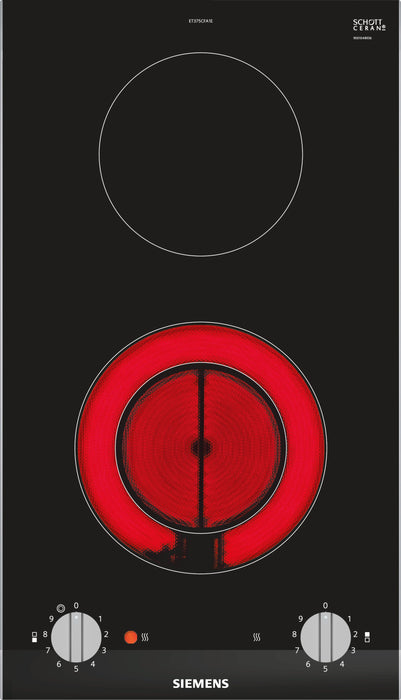 EAN 4242003689226 - Siemens ET375CFA1E hobs Negro, Acero inoxidable Integrado Cerámico 2 zona(s) imagen 1