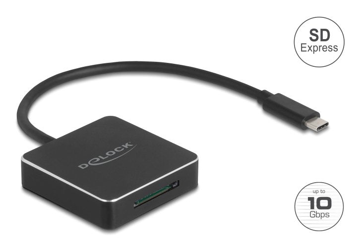 EAN 4043619910199 - DeLOCK 91019 lector de tarjeta USB 3.1 (Gen 2) Type C Negro imagen 1