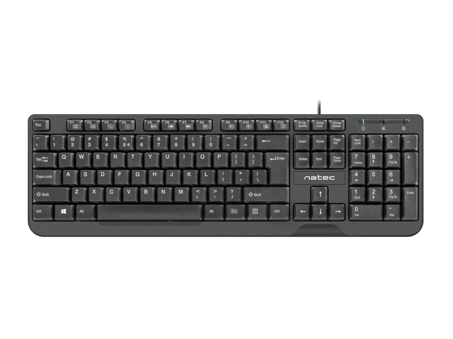 EAN 5901969408027 - NATEC TROUT teclado Oficina USB QWERTY Internacional de EE.UU. Negro imagen 1