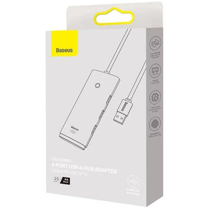 EAN 6932172606183 - Baseus WKQX030001 hub de interfaz USB 3.2 Gen 1 (3.1 Gen 1) Type-A 5000 Mbit/s Negro imagen 3