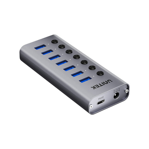 EAN 4894160055224 - UNITEK H1314A01-EU hub de interfaz USB Tipo C 5000 Mbit/s Gris imagen 2