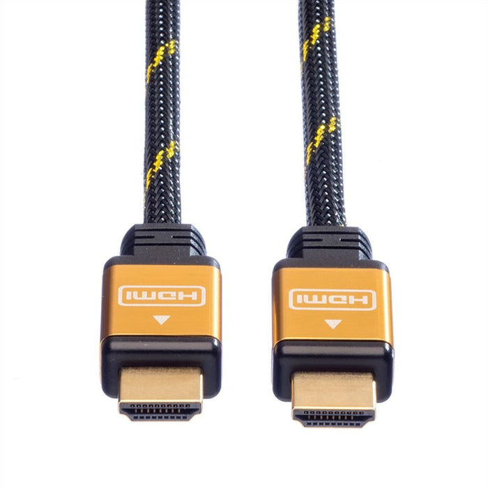 EAN 7611990189649 - ROLINE 11.04.5562 cable HDMI 2 m HDMI tipo A (Estándar) Negro, Oro imagen 4