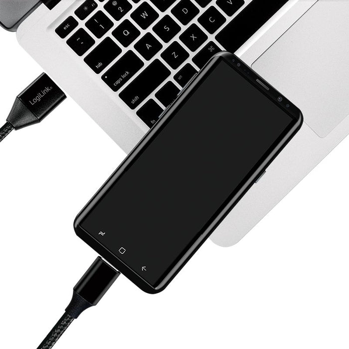 EAN 4052792052671 - LogiLink CU0140 cable USB USB 2.0 1 m USB C USB A Negro imagen 4