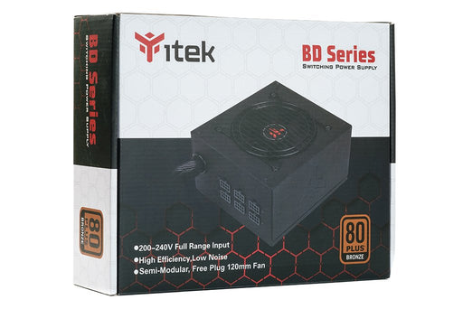 EAN 8056157881117 - itek BD700 unidad de fuente de alimentación 700 W 24-pin ATX ATX Negro imagen 2